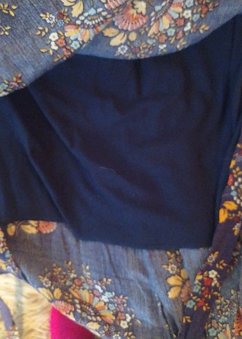 Bohem Bordo Uzun Salaş Elbise - Görsel 7