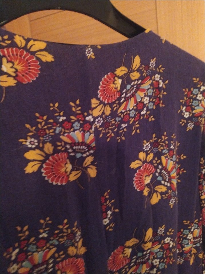 Bohem Bordo Uzun Salaş Elbise - Görsel 5