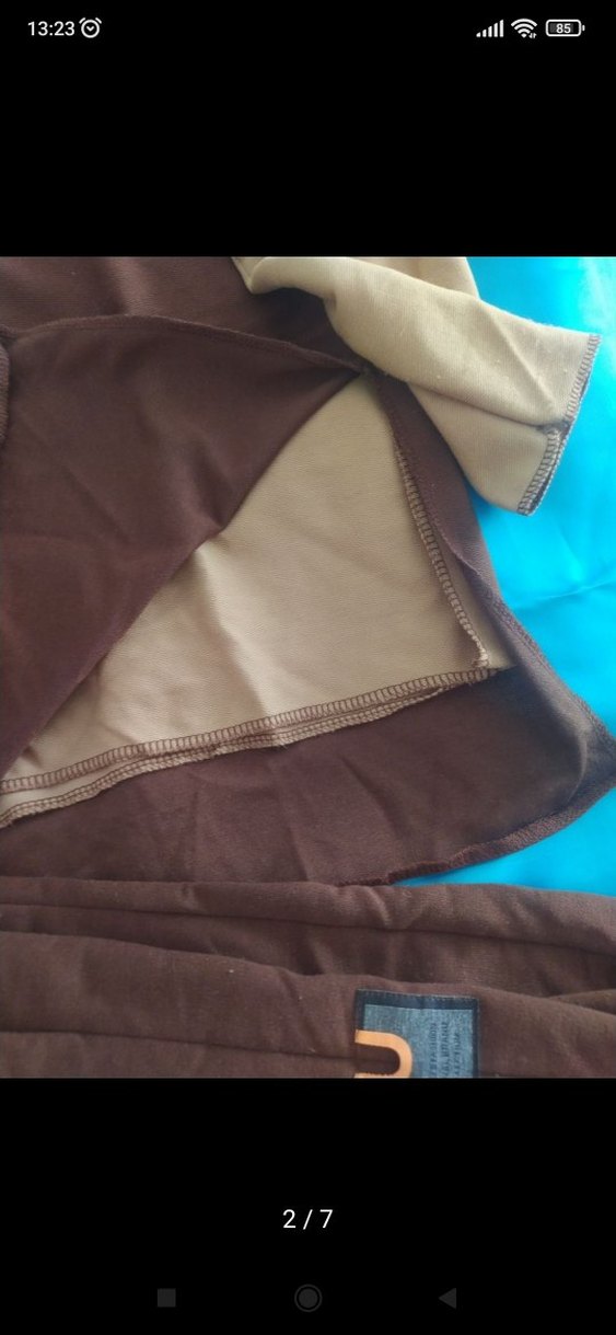 Kahverengi Kapüşonlu Oversize Sweatshirt ve alt takim - Görsel 2