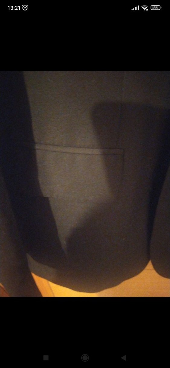 Erkek koyu gri Düğmeli Ofis Ceket - Görsel 3