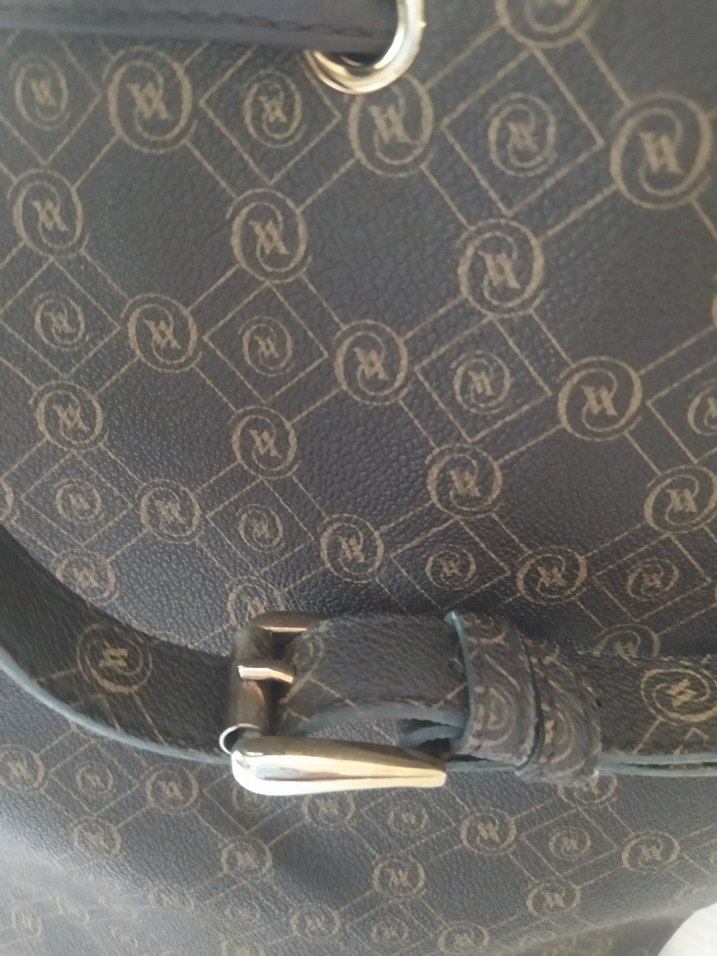 Kahverengi Deri Tokalı Kadın Çantası - Görsel 5