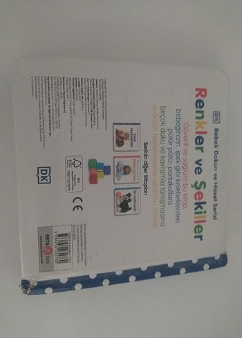  Renkler ve Şekiller - Bebek Dokun ve Hisset Kitabı