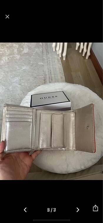  Beden Guess marka orange cüzdan