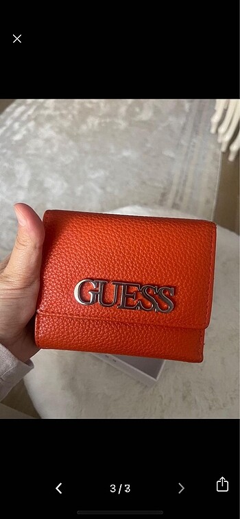 Guess marka orange cüzdan