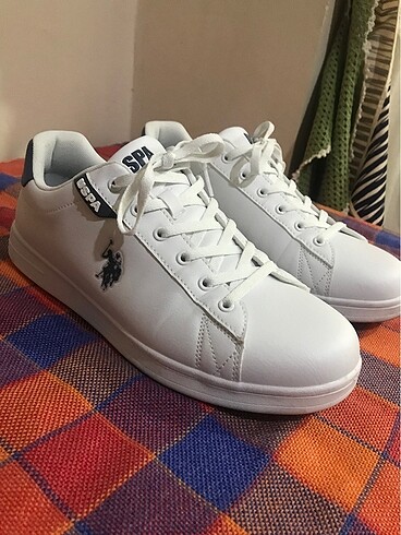U.S Polo Assn. COSTA 5FX white blue erkek sneaker