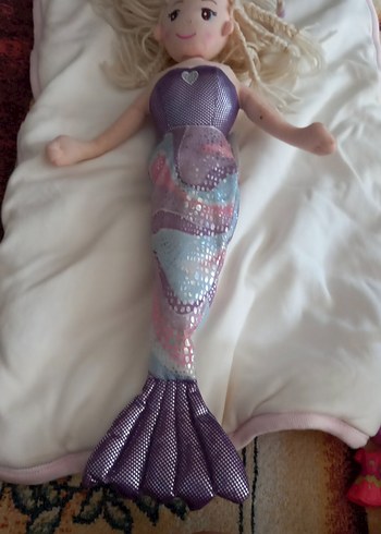 Mor Pastel Deniz Kızı Bebek