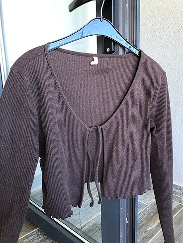 Crop hırka