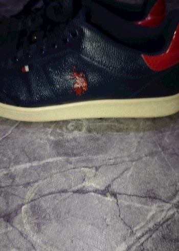 Erkek Lacivert Spor Ayakkabı Velcro Detaylı - Görsel 3