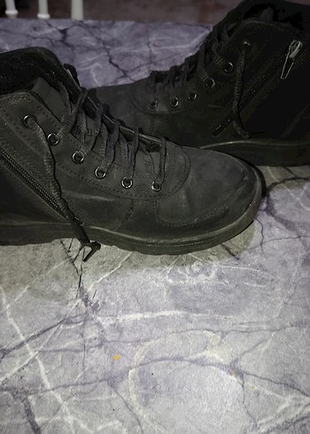 Gri Siyah Tokalı Erkek Goth Botları - Görsel 6