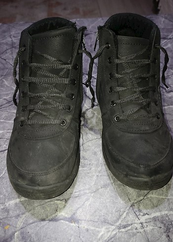 Gri Siyah Tokalı Erkek Goth Botları - Görsel 2