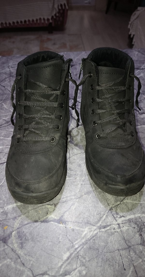 Gri Siyah Tokalı Erkek Goth Botları - Görsel 2