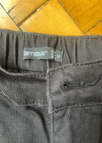 Kadın Siyah Mini Şort - Görsel 3