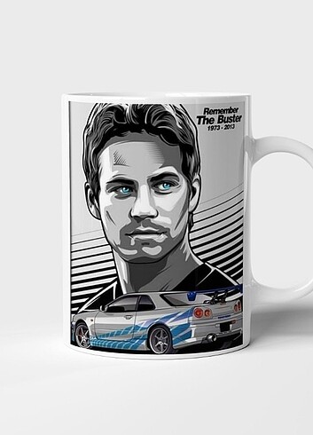 Paul Walker Nissan Skyline Baskılı Kupa 