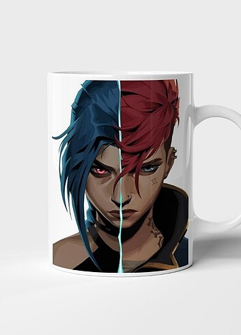 Jinx Vi Arcane Tasarım Kupa 