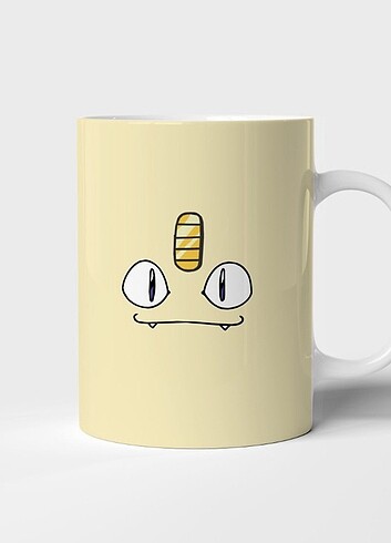 Meowth Pokemon Tasarım Kupa 