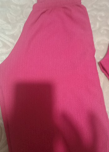 Pembe kız çocuk Rahat Kesim Midi kapri - Görsel 3