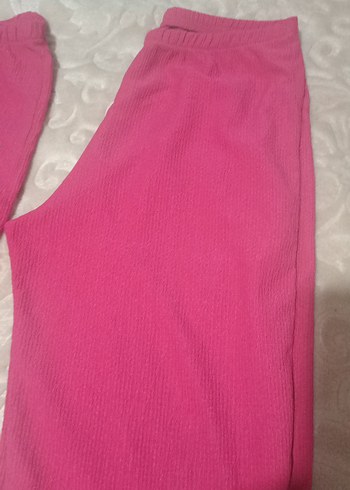 Pembe kız çocuk Rahat Kesim Midi kapri - Görsel 2