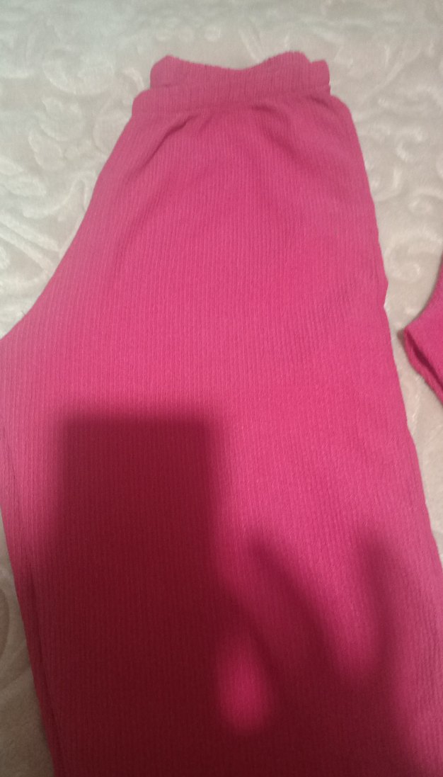 Pembe kız çocuk Rahat Kesim Midi kapri - Görsel 3