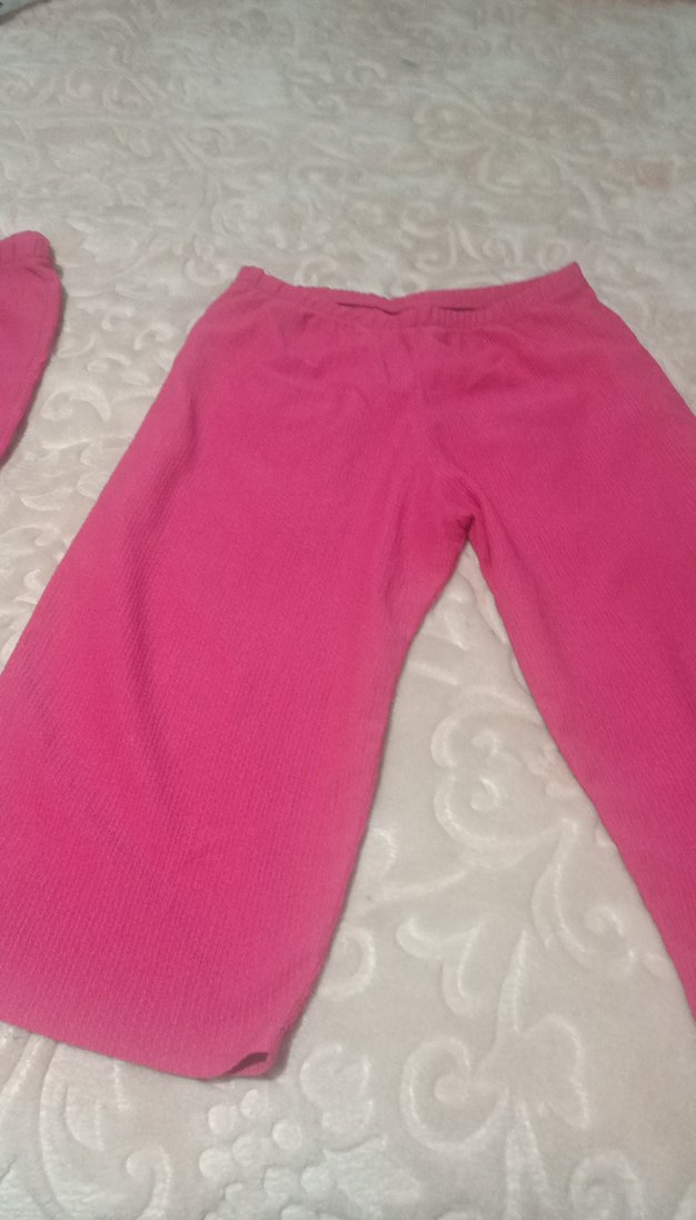 Pembe kız çocuk Rahat Kesim Midi kapri - Görsel 4