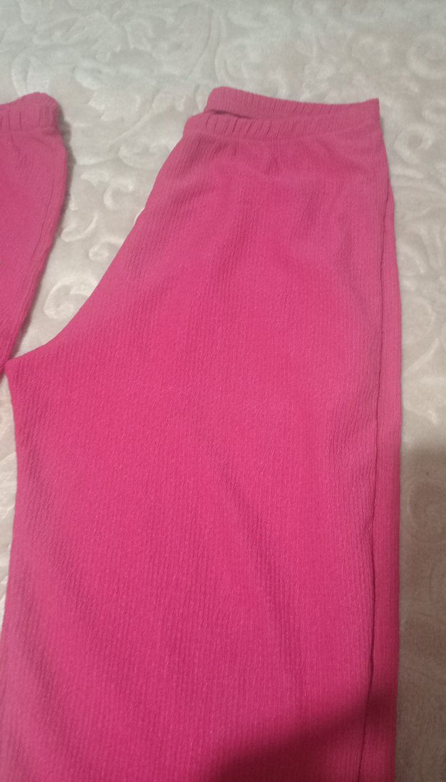 Pembe kız çocuk Rahat Kesim Midi kapri - Görsel 2