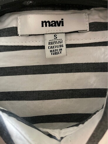 s Beden Kadın mavi marka oversize gömlek