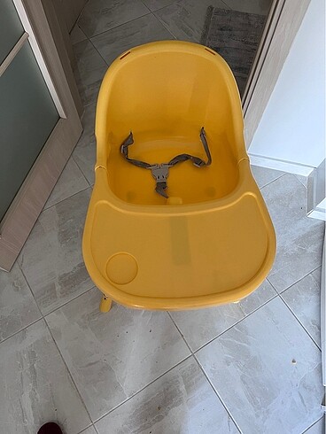  Beden sarı Renk Baby Force Kemerli Mama Sandalyesi