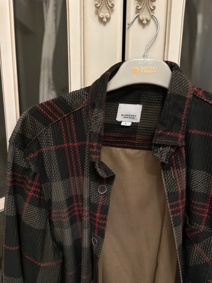 Düğmeli Uzun Kollu Kareli Kadın Gömlek - Görsel 2