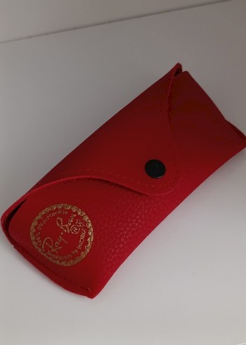 Ray Ban bordo renk deri Gözlük Kılıfı