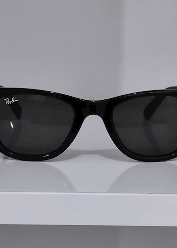 Beden Parlak Siyah wayfarer eğik Kadın Gözlüğü