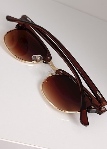 Ray Ban clubmaster Kahverengi Kadın Gözlüğü