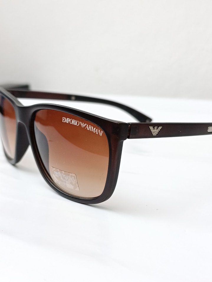 erkek güneş gözlüğü kahverengi - Görsel 2