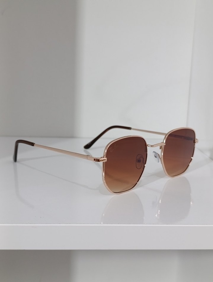 Kadın Klasik beşgen güneş Gözlüğü - Görsel 3