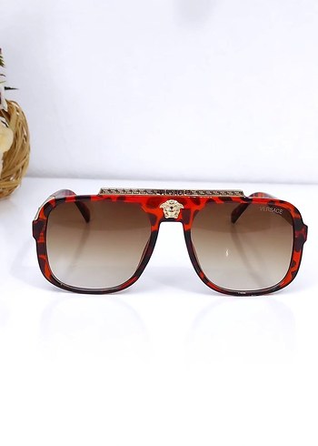 Kahverengi Modern Klasik Kadın Güneş Gözlüğü - Görsel 2