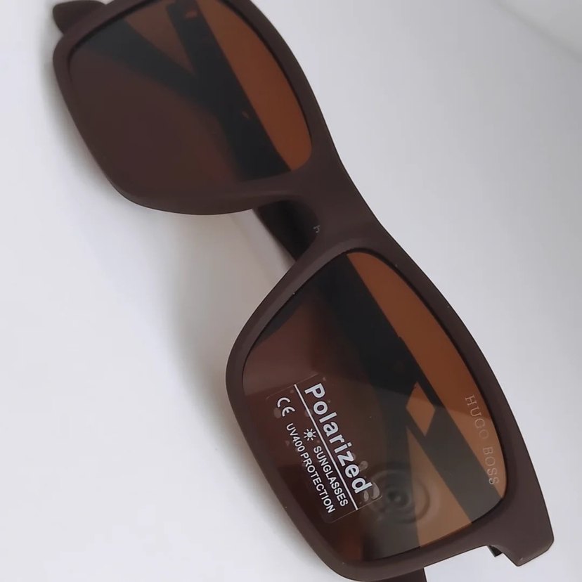 Erkek kahverengi Güneş Gözlüğü - Görsel 5