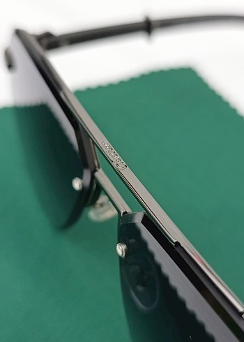 Gri Minimalist Erkek Güneş Gözlüğü - Görsel 4