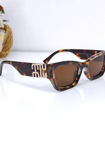 Kahverengi leopar Güneş Gözlüğü - Görsel 2
