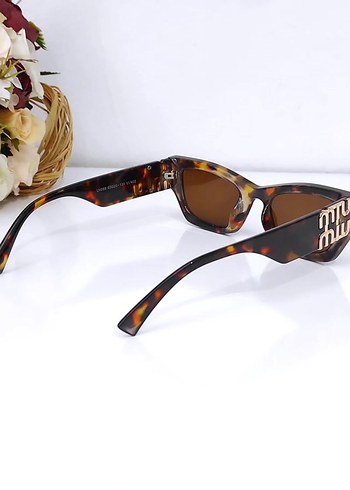 Kahverengi leopar Güneş Gözlüğü - Görsel 4