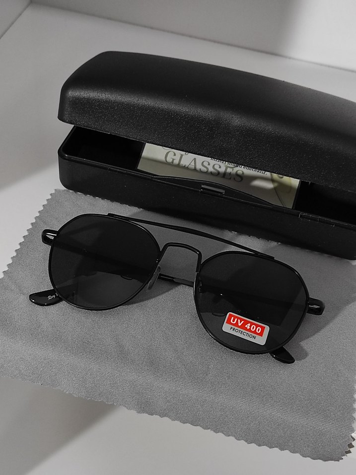 Klasik Siyah UV400 Koruyucu Güneş Gözlüğü - Görsel 3