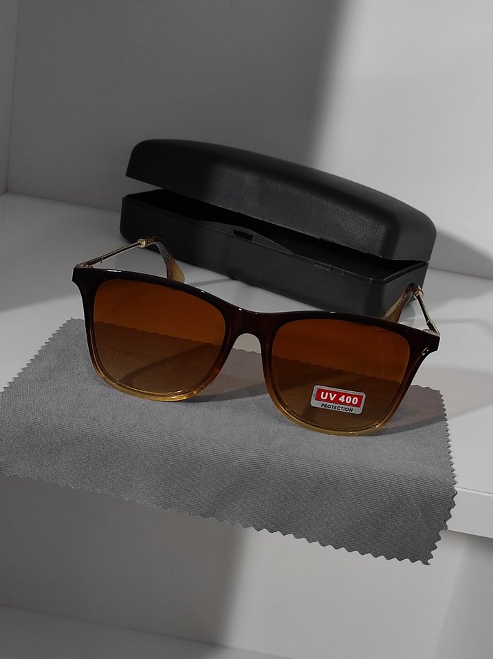 Klasik  Kahverengi UV400 Kadın Güneş Gözlüğü - Görsel 2