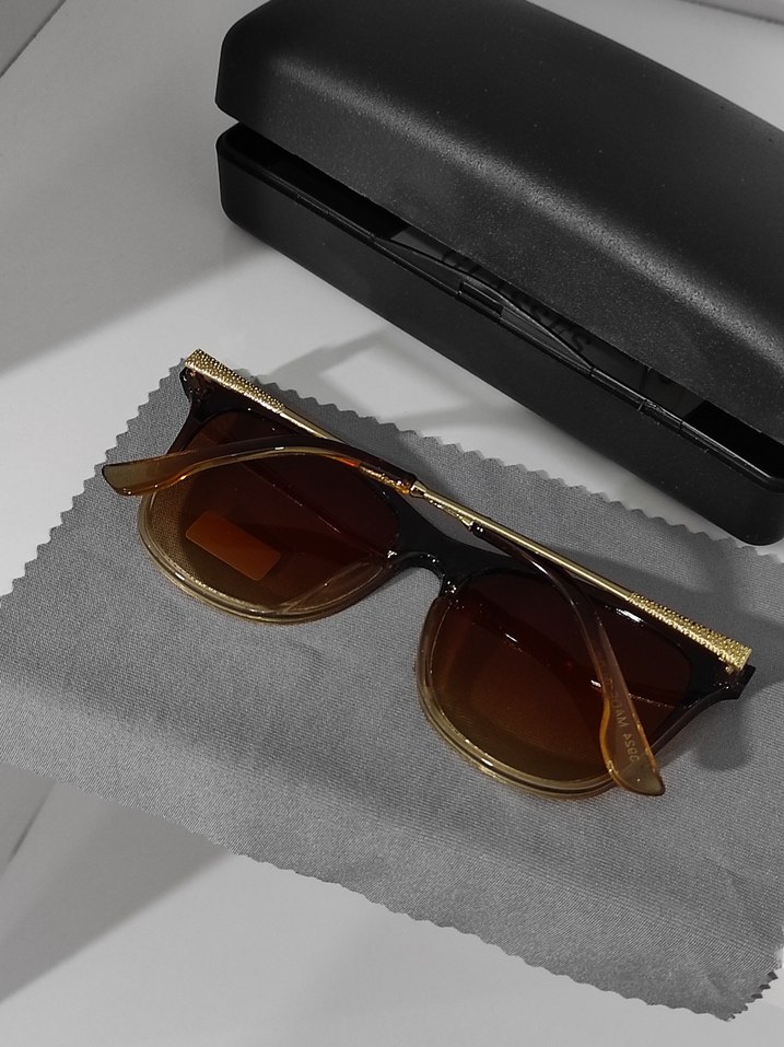 Klasik  Kahverengi UV400 Kadın Güneş Gözlüğü - Görsel 4