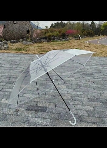 Şeffaf şemsiye - Görsel 5