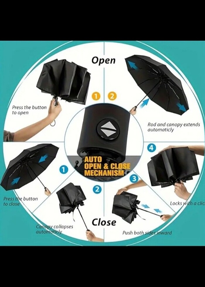 Tam otomatik şemsiye  - Görsel 4