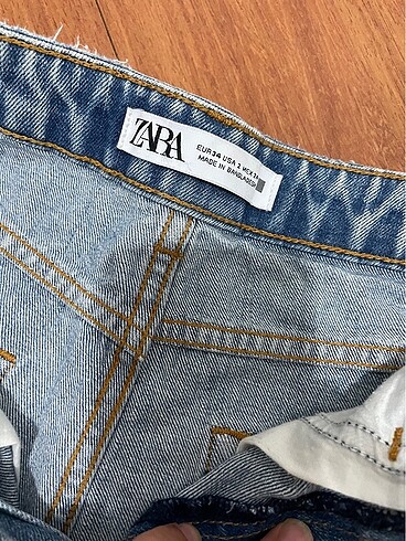 xs Beden Zara jean şort