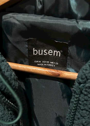 Kadın Yeşil Peluş Kapüşonlu Ceket - Görsel 3