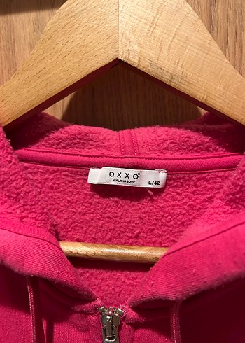 Fermuarlı Pembe Kadın Sweatshirt - Görsel 3