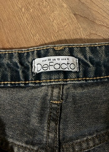 Kadın Gri Bol Kesim Midi Kot Pantolon - Görsel 3