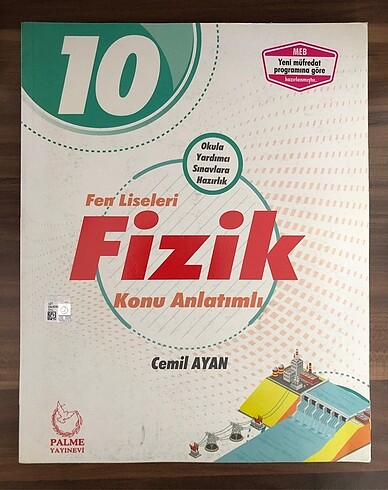 PALME YAYINEVİ 10. SINIF FEN LİSELERİ FİZİK KONU ANLATIMLI