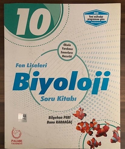 PALME YAYINEVİ 10. SINIF FEN LİSELERİ BİYOLOJİ SORU KİTABI