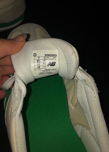 40 Beden New balance unisex 40 numara erkek ayakkabısı