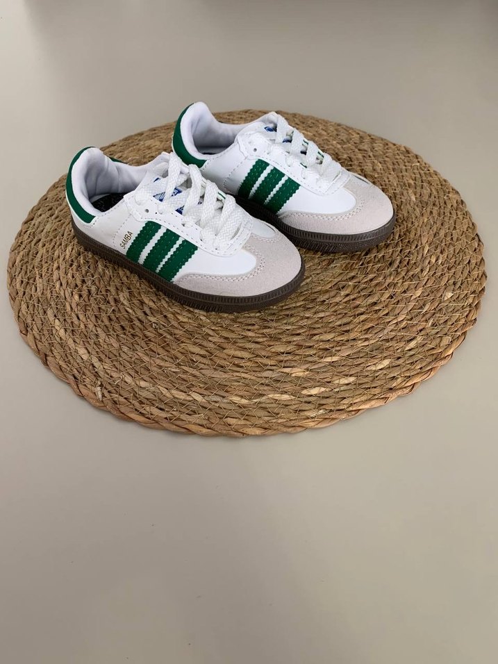 Erkek Çocuk Beyaz Yeşil Spor Ayakkabı - Görsel 2